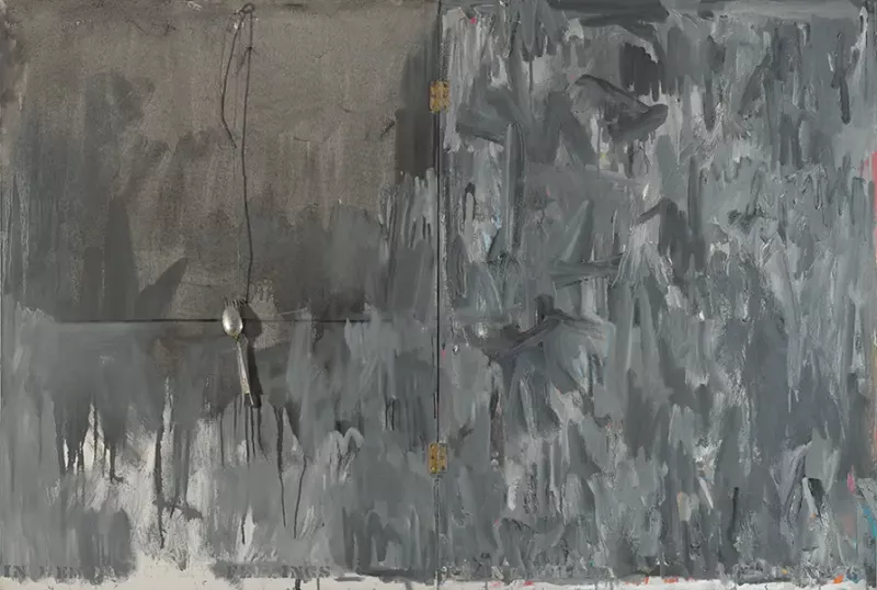 night-driver-jasper-johns-en-atzerabegirako-bat-guggenheim-museoan